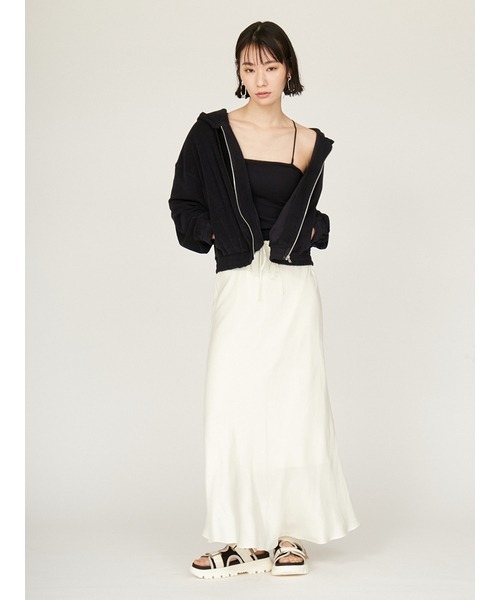 emmi（エミ）の「【USAGI限定カラー】【emmi×PlaX（TM）】フードパーカー（パーカー・レディース・ブラック/ブルー/ライトグレー/ブラウン・FREE）」の21枚目の写真