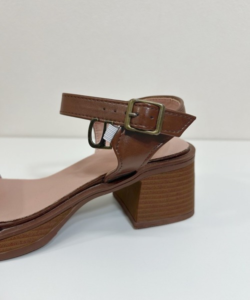 極美品 YVES SAINT LAURENT レザー チャンキーヒール ミュール 三越伊勢丹 | SAINT LAURENT/サンローラン_women通販 | ラ