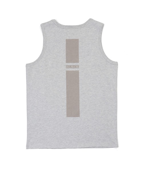 BLACK LABEL〕QUICK DRY BACK PRINT TANK TOP：速乾 バック