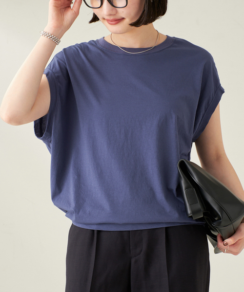 新品 plage ALBINI ハイゲージ Tシャツ プラージュ plage（プラージュ）の「ALBINI ハイゲージTシャツ（Tシャツ