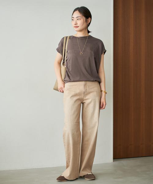 新品 plage ALBINI ハイゲージ Tシャツ プラージュ plage（プラージュ）の「ALBINI ハイゲージTシャツ（Tシャツ