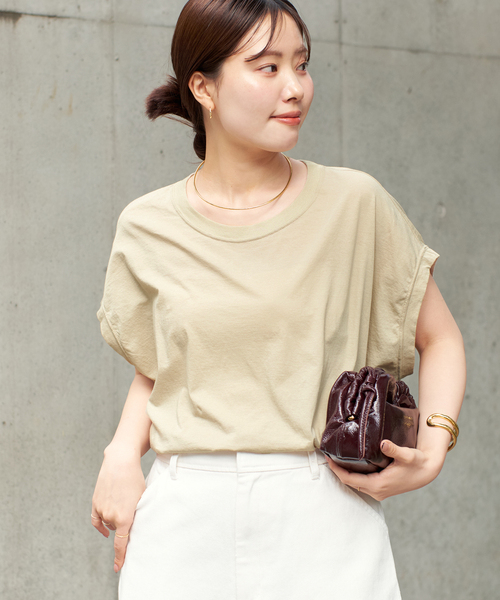 新品 plage ALBINI ハイゲージ Tシャツ プラージュ plage（プラージュ）の「ALBINI ハイゲージTシャツ（Tシャツ