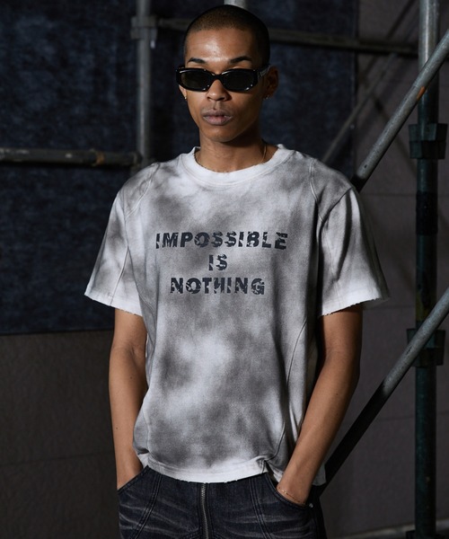 ANDER HUNK(アンダーハンク)の「Hard Spray SeamT-shirt / ハードスプレーシームTシャツ(Tシャツ/カットソー・メンズ・ホワイト/ピンク/ブラウン/ブラック・MEDIUM/SMALL/LARGE)」の2枚目の写真