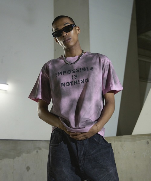 ANDER HUNK(アンダーハンク)の「Hard Spray SeamT-shirt / ハードスプレーシームTシャツ(Tシャツ/カットソー・メンズ・ホワイト/ピンク/ブラウン/ブラック・MEDIUM/SMALL/LARGE)」の4枚目の写真