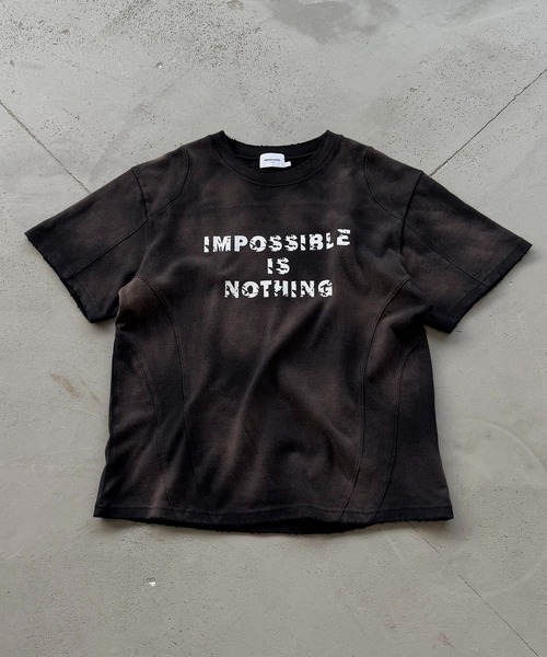 ANDER HUNK(アンダーハンク)の「Hard Spray SeamT-shirt / ハードスプレーシームTシャツ(Tシャツ/カットソー・メンズ・ホワイト/ピンク/ブラウン/ブラック・MEDIUM/SMALL/LARGE)」の1枚目の写真