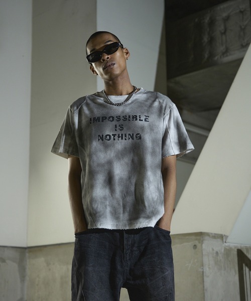 ANDER HUNK(アンダーハンク)の「Hard Spray SeamT-shirt / ハードスプレーシームTシャツ(Tシャツ/カットソー・メンズ・ホワイト/ピンク/ブラウン/ブラック・MEDIUM/SMALL/LARGE)」の10枚目の写真