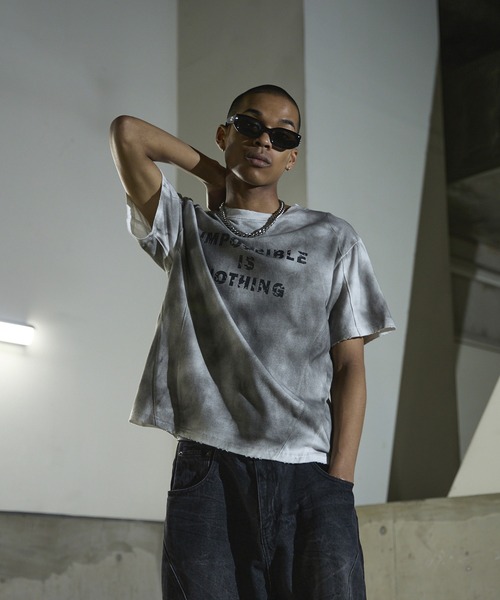 ANDER HUNK(アンダーハンク)の「Hard Spray SeamT-shirt / ハードスプレーシームTシャツ(Tシャツ/カットソー・メンズ・ホワイト/ピンク/ブラウン/ブラック・MEDIUM/SMALL/LARGE)」の11枚目の写真