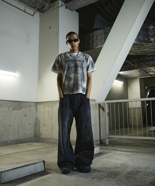 ANDER HUNK(アンダーハンク)の「Hard Spray SeamT-shirt / ハードスプレーシームTシャツ(Tシャツ/カットソー・メンズ・ホワイト/ピンク/ブラウン/ブラック・MEDIUM/SMALL/LARGE)」の5枚目の写真