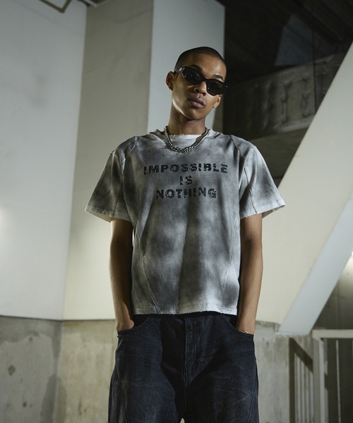 ANDER HUNK(アンダーハンク)の「Hard Spray SeamT-shirt / ハードスプレーシームTシャツ(Tシャツ/カットソー・メンズ・ホワイト/ピンク/ブラウン/ブラック・MEDIUM/SMALL/LARGE)」の6枚目の写真