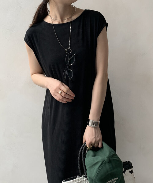 DouDou(ドゥドゥ)の「【WEB限定】RIBセットアップ(セットアップ・レディース・チャコールグレー/アイボリー/ブラック・FREE)」の22枚目の写真