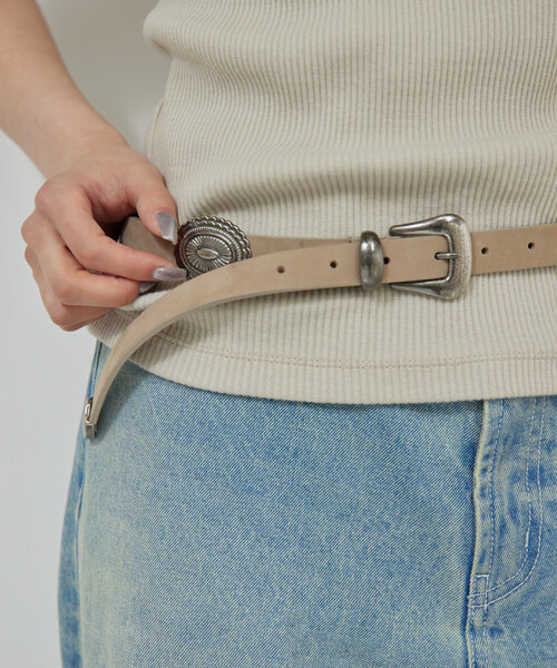 GALLARDAGALANTE(ガリャルダガランテ)の「コンチョベルト(ベルト・レディース・グレー/ブラック・FREE)」の8枚目の写真