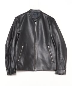 セール】《追加》ソフトラムレザーライダースブルゾン8
