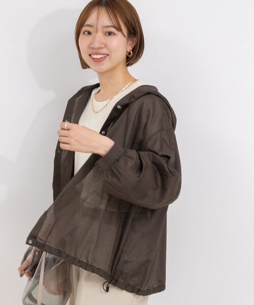 「NOLLEY'S」 長袖カットソー 38 ブラウン レディース NOLLEY'S（ノーリーズ）の「プリントTシャツ（Tシャツ