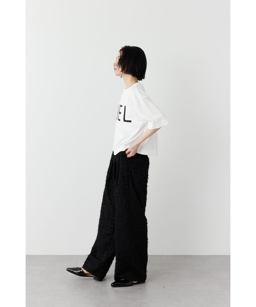 Limue(リミュ)の「プリントロゴTシャツ(CIEL)(Tシャツ/カットソー・レディース・オフホワイト/ブラック・FREE)」の9枚目の写真
