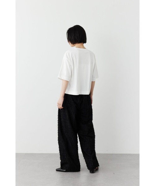 Limue(リミュ)の「プリントロゴTシャツ(CIEL)(Tシャツ/カットソー・レディース・オフホワイト/ブラック・FREE)」の10枚目の写真