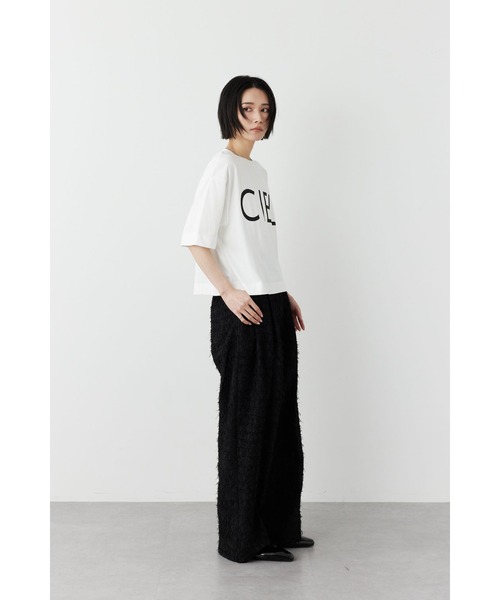 Limue(リミュ)の「プリントロゴTシャツ(CIEL)(Tシャツ/カットソー・レディース・オフホワイト/ブラック・FREE)」の11枚目の写真