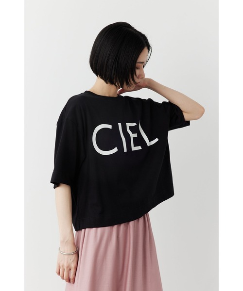 Limue(リミュ)の「プリントロゴTシャツ(CIEL)(Tシャツ/カットソー・レディース・オフホワイト/ブラック・FREE)」の14枚目の写真