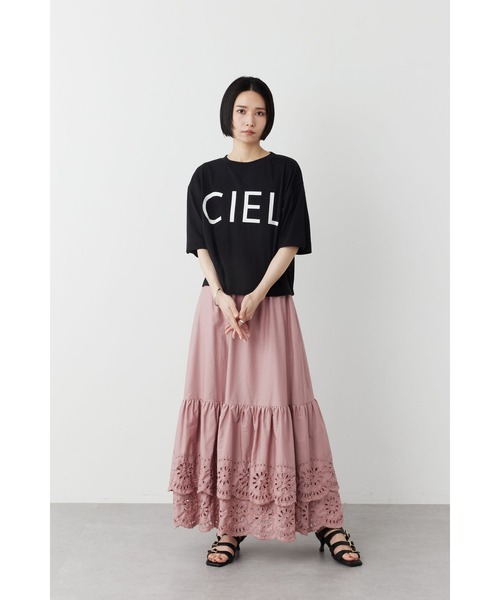 Limue(リミュ)の「プリントロゴTシャツ(CIEL)(Tシャツ/カットソー・レディース・オフホワイト/ブラック・FREE)」の16枚目の写真