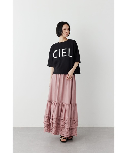 Limue(リミュ)の「プリントロゴTシャツ(CIEL)(Tシャツ/カットソー・レディース・オフホワイト/ブラック・FREE)」の19枚目の写真