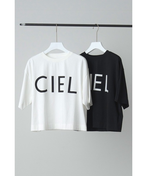 Limue(リミュ)の「プリントロゴTシャツ(CIEL)(Tシャツ/カットソー・レディース・オフホワイト/ブラック・FREE)」の20枚目の写真