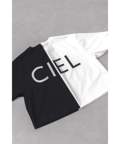 Limue(リミュ)の「プリントロゴTシャツ(CIEL)(Tシャツ/カットソー・レディース・オフホワイト/ブラック・FREE)」の22枚目の写真