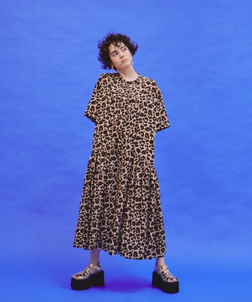 All Saints　レオパート柄のワンピース ALLSAINTS｜オールセインツのワンピース/ドレス（レオパード柄