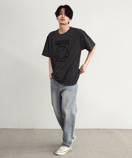 RATTLE TRAP（ラトルトラップ）の「【GOOD ROCK SPEED】プリントTシャツ（NIRVANA/ニルヴァーナ）（Tシャツ/カットソー・メンズ・チャコールグレー・M/L/LL）」の5枚目の写真