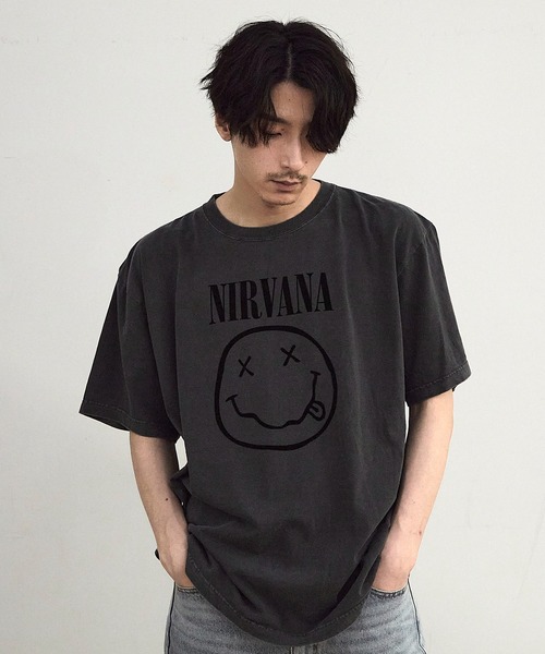 GOOD ROCK SPEED】プリントTシャツ（NIRVANA/ニルヴァーナ）（T