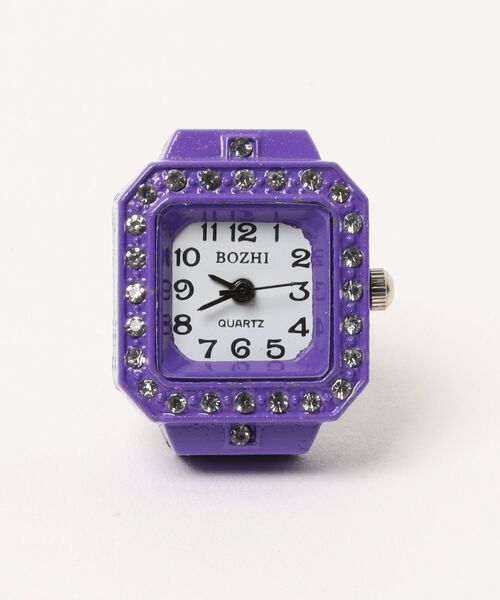 Burner(バーナー)の「【OKUOKU 0909】watch ring 指輪時計 アソート マルチカラー フリーサイズ仕様 oku-ring-g6(リング・レディース・パープル系その他2/パープル系その他/レッド系その他/ホワイト系その他/レッド/グリーン/ピンク/ホワイト/ピンク系その他2/グリーン系その他2/ブルー系その他/グリーン系その他/パープル/イエロー/ブラック系その他/ブルー/ブルー系その他2/ピンク系その他/イエロー系その他/ブラック・FREE)」の11枚目の写真