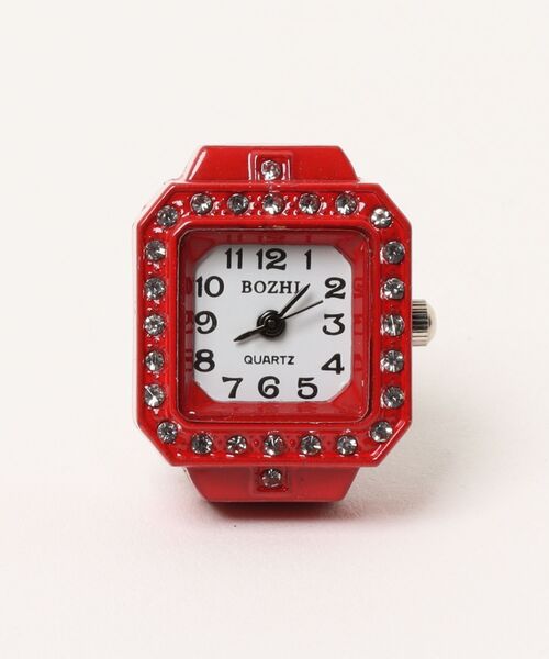 Burner(バーナー)の「【OKUOKU 0909】watch ring 指輪時計 アソート マルチカラー フリーサイズ仕様 oku-ring-g6(リング・レディース・パープル系その他2/パープル系その他/レッド系その他/ホワイト系その他/レッド/グリーン/ピンク/ホワイト/ピンク系その他2/グリーン系その他2/ブルー系その他/グリーン系その他/パープル/イエロー/ブラック系その他/ブルー/ブルー系その他2/ピンク系その他/イエロー系その他/ブラック・FREE)」の19枚目の写真