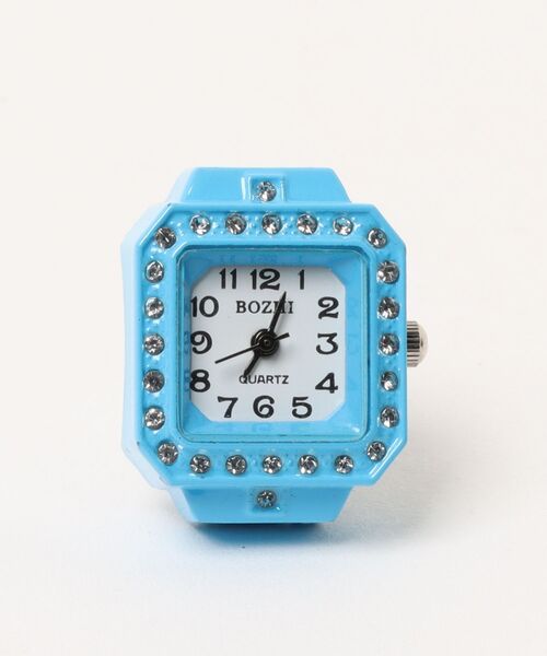 Burner(バーナー)の「【OKUOKU 0909】watch ring 指輪時計 アソート マルチカラー フリーサイズ仕様 oku-ring-g6(リング・レディース・パープル系その他2/パープル系その他/レッド系その他/ホワイト系その他/レッド/グリーン/ピンク/ホワイト/ピンク系その他2/グリーン系その他2/ブルー系その他/グリーン系その他/パープル/イエロー/ブラック系その他/ブルー/ブルー系その他2/ピンク系その他/イエロー系その他/ブラック・FREE)」の8枚目の写真
