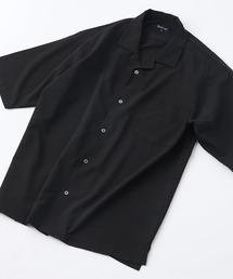 Blue Standard （ブルースタンダード）の「【Blue Standard:ブルースタンダード】デオドラントドライ 吸水速乾 UVカット ストレッチ無地 ストライプ オープンカラーシャツ 開襟シャツ（シャツ/ブラウス）」