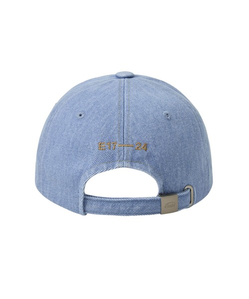 EMIS☆人気ロゴキャップ♪WASHED DENIM BALL CAP(6color) WASHED DENIM BALL CAP-BLUE/NAVY - EMIS