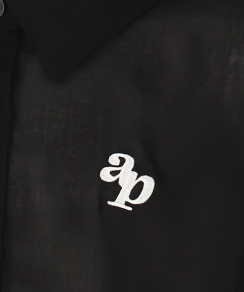 ANAP kids（アナップキッズ）の「肩リボン シアー デザイン シャツ ブラウス 【ジュニアお揃い】（シャツ/ブラウス・キッズ・スミクロ/ラベンダー/ホワイト/ブラック×ホワイト/ベージュ・120cm/110cm/130cm）」の20枚目の写真