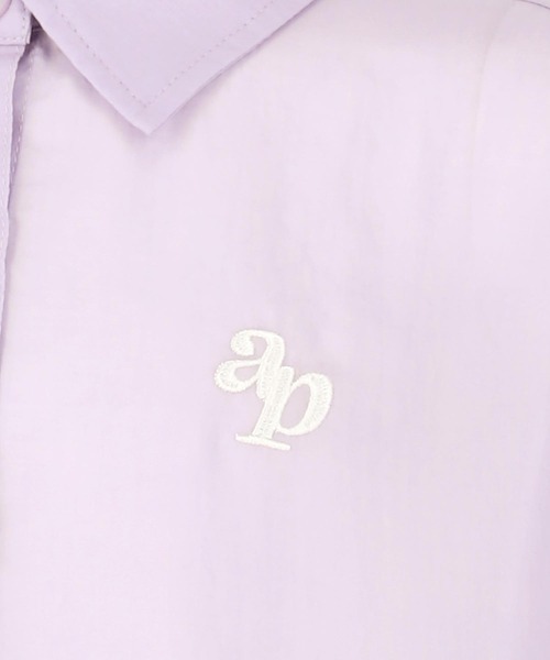 ANAP kids（アナップキッズ）の「肩リボン シアー デザイン シャツ ブラウス 【ジュニアお揃い】（シャツ/ブラウス・キッズ・スミクロ/ラベンダー/ホワイト/ブラック×ホワイト/ベージュ・120cm/110cm/130cm）」の21枚目の写真