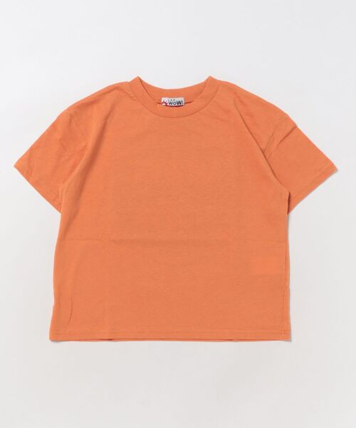 LSP WOW(エルエスピーワオ)の「【LSP WOW!】バックプリント半袖Tee(Tシャツ/カットソー・キッズ・ライム/ブルー/ブラック/アイボリー/オレンジ/ネイビー/パープル/レッド/カーキ/グレー・120/110/100/90/130/80)」の12枚目の写真