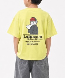 Red Cap Girl（レッドキャプガール）の「【30】〔RedCapGirl/レッドキャップガール〕アソートイラスト ドロップショルダー 半袖Tシャツ キッズ（Tシャツ/カットソー）」