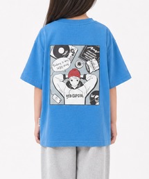 Red Cap Girl（レッドキャプガール）の「【30】〔RedCapGirl/レッドキャップガール〕アソートイラスト ドロップショルダー 半袖Tシャツ キッズ（Tシャツ/カットソー）」