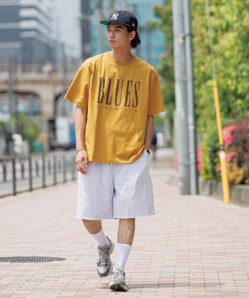 RAGEBLUE（レイジブルー）の「MUSICロゴ/オーバーサイズTシャツ（Tシャツ/カットソー・メンズ・ホワイト/ブラック/イエロー・MEDIUM/LARGE）」の16枚目の写真