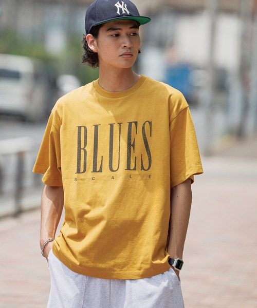 RAGEBLUE（レイジブルー）の「MUSICロゴ/オーバーサイズTシャツ（Tシャツ/カットソー・メンズ・ホワイト/ブラック/イエロー・MEDIUM/LARGE）」の17枚目の写真