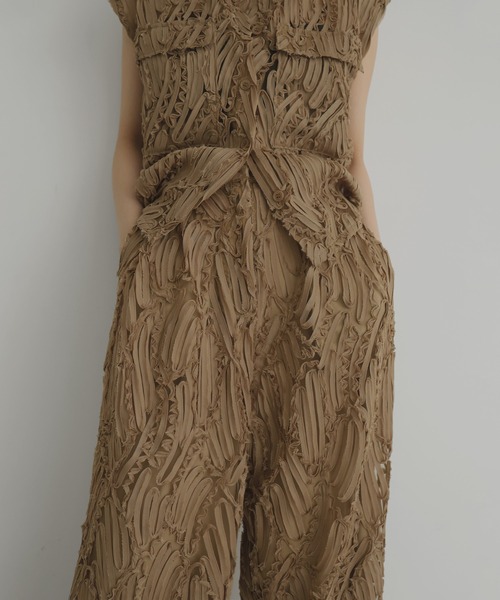 hellam(へラム)の「刺繍レース ストレートパンツ(その他パンツ・レディース・ベージュ/ブラック/アイボリー・FREE)」の22枚目の写真