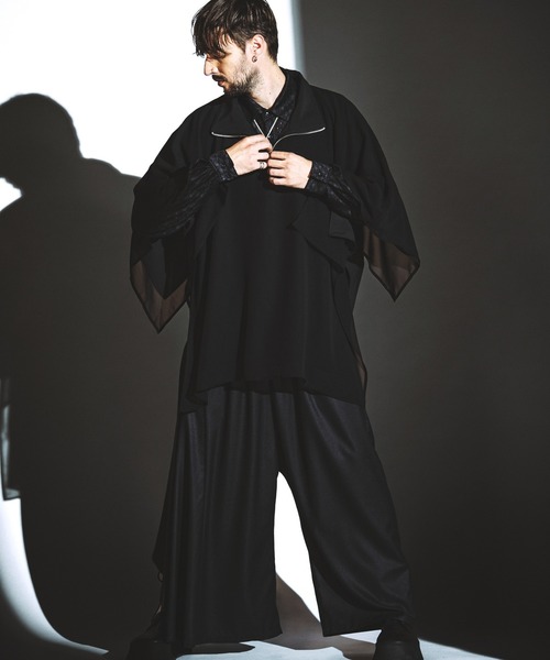 NO ID.（ノーアイディ）の「【NO ID.】Asymmetry Drape Wide Pants / アシンメトリー ドレープ ワイド パンツ（スラックス・メンズ・グレー/ブラック/その他22・2/1）」の8枚目の写真