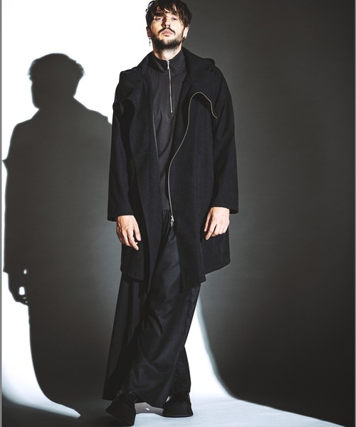 NO ID.（ノーアイディ）の「【NO ID.】Asymmetry Drape Wide Pants / アシンメトリー ドレープ ワイド パンツ（スラックス・メンズ・グレー/ブラック/その他22・2/1）」の12枚目の写真