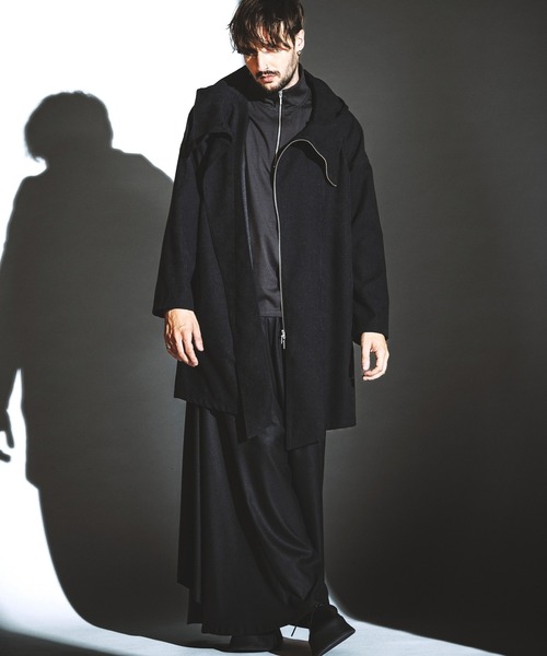 NO ID.（ノーアイディ）の「【NO ID.】Asymmetry Drape Wide Pants / アシンメトリー ドレープ ワイド パンツ（スラックス・メンズ・グレー/ブラック/その他22・2/1）」の13枚目の写真