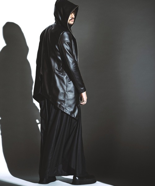 NO ID.（ノーアイディ）の「【NO ID.】Asymmetry Drape Wide Pants / アシンメトリー ドレープ ワイド パンツ（スラックス・メンズ・グレー/ブラック/その他22・2/1）」の18枚目の写真