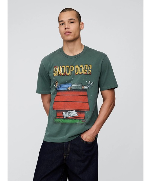 Snoop Dogg HVS ロンT Snoop Dogg Long Beach Vintage Look Oversized Boxy Hip Hop