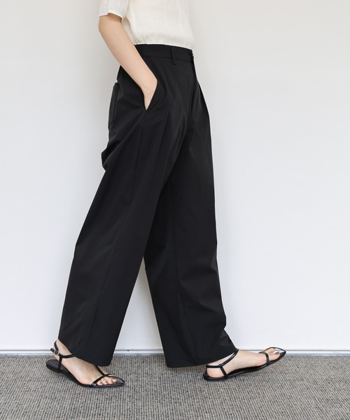 Et】Water-repellent 2Tuck Wide Pants（スラックス）｜select MOCA Et