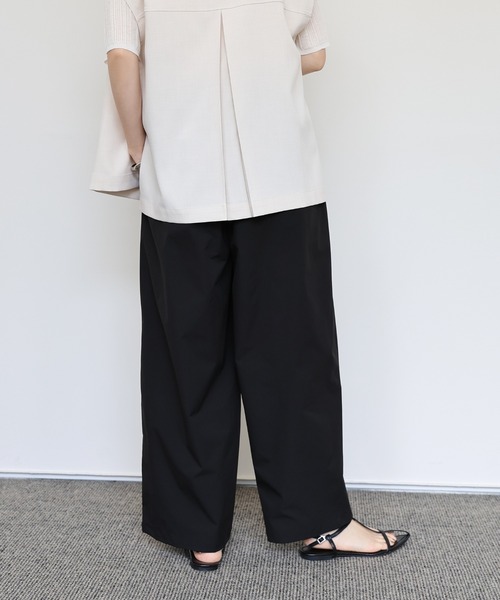 Et】Water-repellent 2Tuck Wide Pants（スラックス）｜select MOCA Et