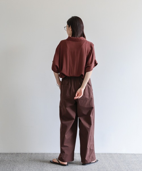 エト Et】Water-repellent 2Tuck Wide Pants（スラックス）｜select MOCA Et
