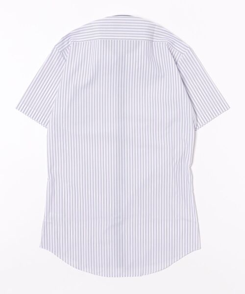 TOKYO SHIRTS(トウキョウシャツ)の「【吸水速乾】 形態安定ノンアイロン ボタンダウン 半袖ビジネスワイシャツ(ビジネスシャツ・メンズ・パープル・首回り39cm/首回り41cm/首回り42cm/首回り43cm/首回り37cm)」の7枚目の写真
